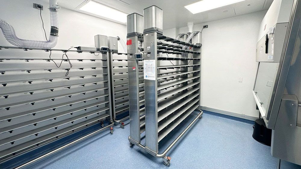 Shared holding room in Tech Square